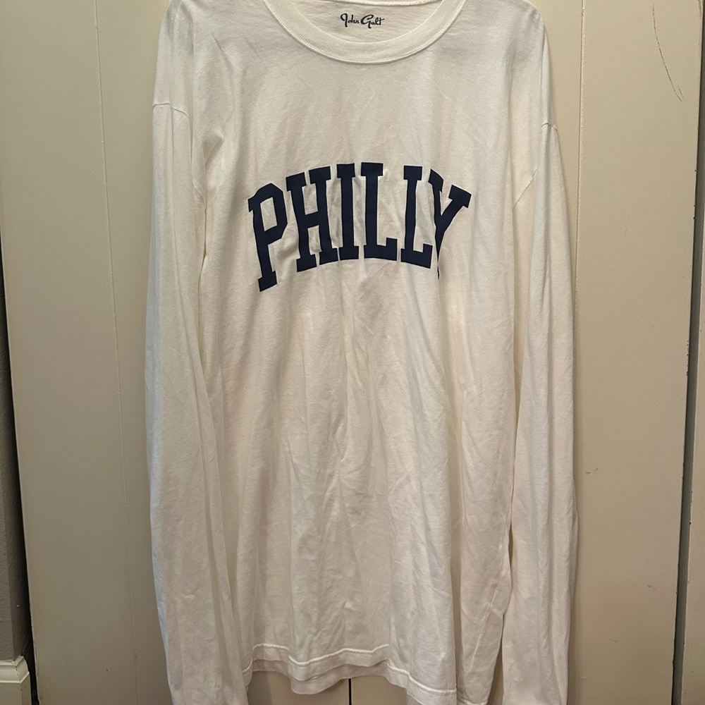 Brandy Melville Navy & White Philly Long-sleeve T-shirt